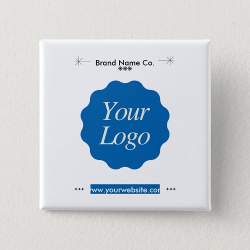 Custom Minimalist Business Logo Professional Brand Button