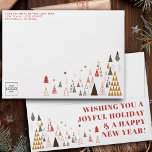 Custom Minimalist Company Logo Business Christmas Envelope<br><div class="desc">Presenting our Client Thank You Company Logo Business Christmas Envelopes, the perfect finishing touch to your custom business Christmas cards. These envelopes are designed to make a lasting impression on your clients, employees, and customers while simplifying your holiday card-sending process. Customized with your company logo and a personalized customer message,...</div>