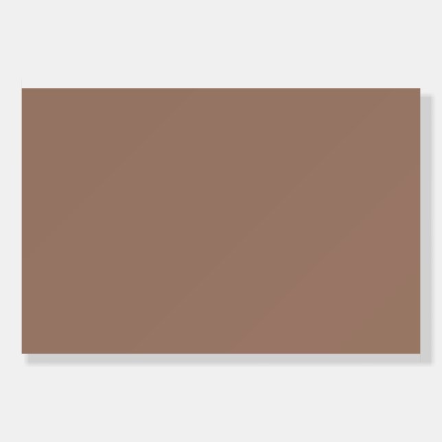 Custom Minimalist Foam Board Sign (Front)