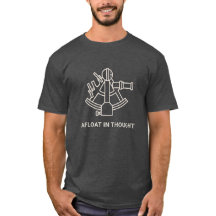Custom Minimalist Nautical Sextant Design Shirt