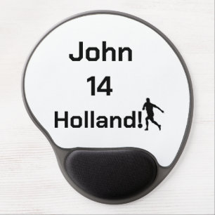 Custom Minimalist Oranje Athletic Identity Gel Mouse Pad