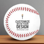 Custom Minimalist Personalized Company Branded  Baseball<br><div class="desc">Hit a home run with your branding using this Custom Minimalist Personalized Company Branded Baseball, designed to showcase your logo, company name, or custom message in a clean, modern layout. Perfect for corporate giveaways, team celebrations, event swag, or branded desk décor, this high-quality baseball offers both function and visual impact....</div>