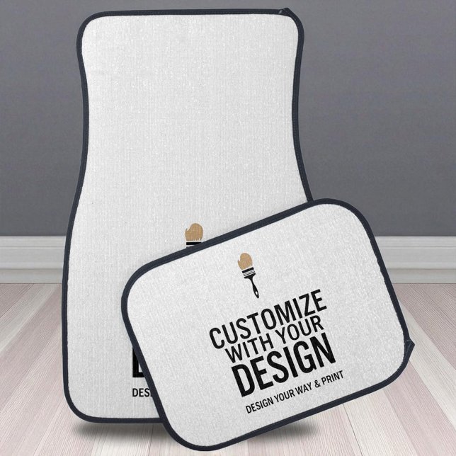 Custom Minimalist Personalized Company Branded  Car Floor Mat (Creator Uploaded)