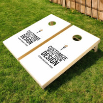 Custom Minimalist Personalized Company Branded Cornhole Set