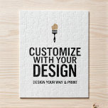 Custom Minimalist Personalized Company Branded  Jigsaw Puzzle<br><div class="desc">Create a memorable brand experience with this Custom Minimalist Personalized Company Branded Jigsaw Puzzle, featuring your logo, message, or custom design in a sleek, modern layout. Perfect for client appreciation gifts, employee engagement, virtual events, or creative promotional campaigns, this puzzle offers a unique and interactive way to showcase your brand....</div>