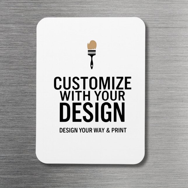 Custom Minimalist Personalized Company Branded  Magnet (Creator Uploaded)