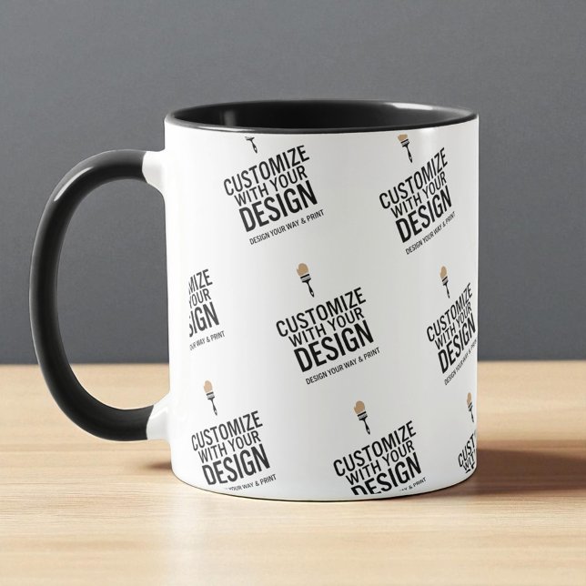 Custom Minimalist Personalized Company Branded  Mug (Creator Uploaded)