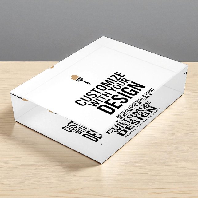 Custom Minimalist Personalized Company Branded  Paperweight (Creator Uploaded)