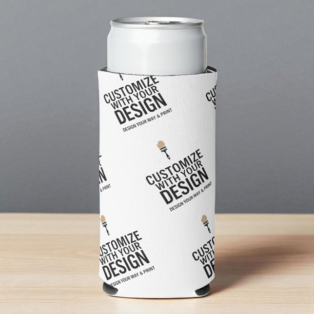 Custom Minimalist Personalized Company Branded  Seltzer Can Cooler (Creator Uploaded)