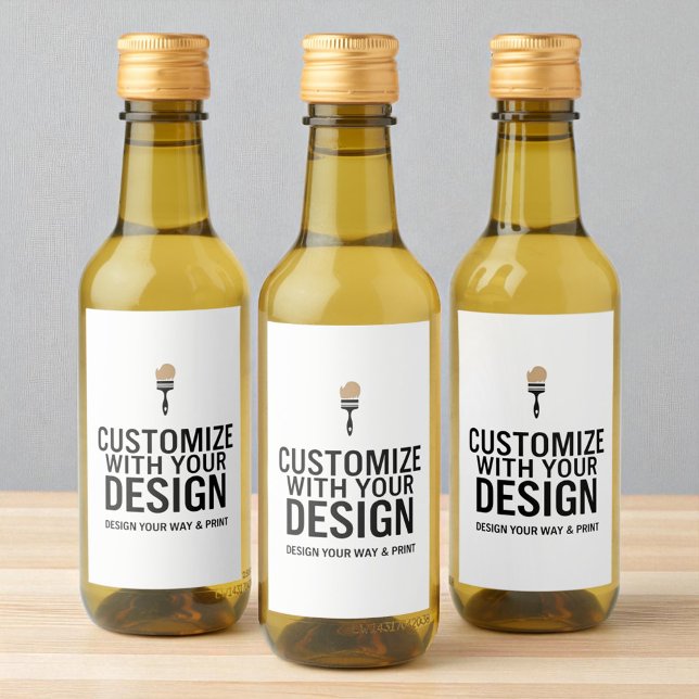 Custom Minimalist Personalized Company Branded  Wine Label (Creator Uploaded)