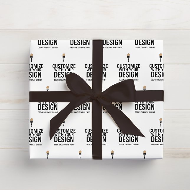Custom Minimalist Personalized Company Business Wrapping Paper (Creator Uploaded)