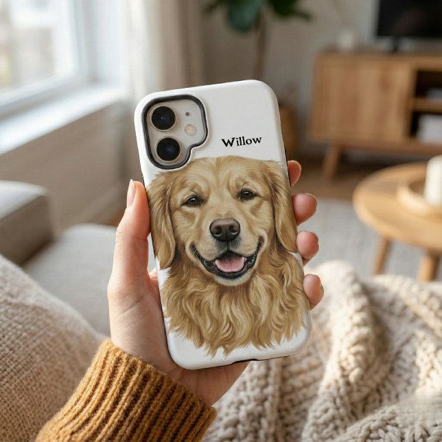 Custom Minimalist Pet Portrait Case-Mate iPhone Case (Carry Your Best Friend Everywhere.)