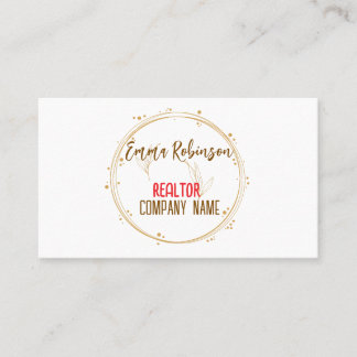 Custom Minimalist Simple Personalized Profession  Business Card