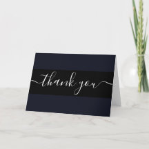 Custom Minimalist Solid Color Thank You