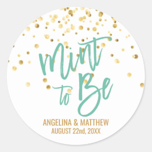 Mint to Be Stickers Sticker Wedding Favours Mint to Be Labels Personalised  Mint to Be Stickers Wedding Mint Favor Labels B35 