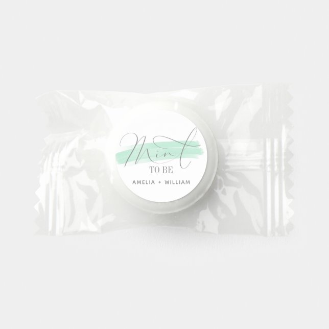Custom Mint To Be Wedding Favors Lifesaver Mints (Front)