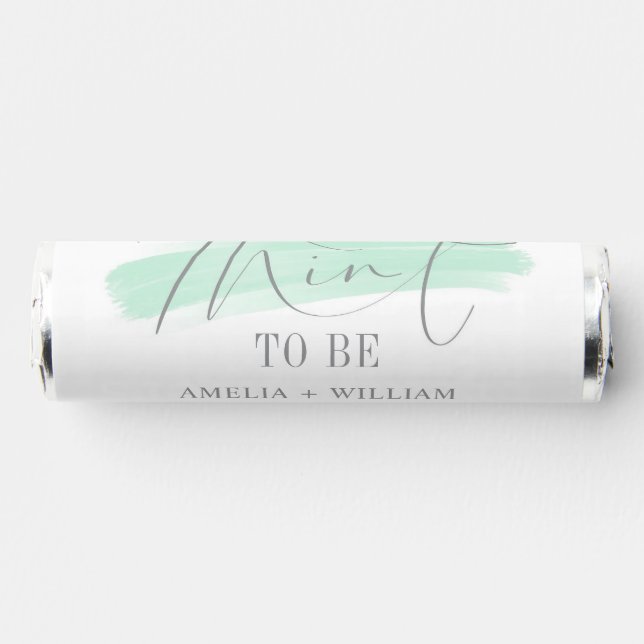 Custom Mint To Be Wedding Favors Lifesaver Mints (Front)