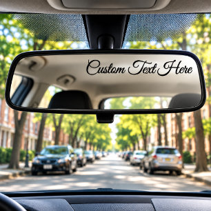 Custom Mirror Decal - Personalized Mirror Decal