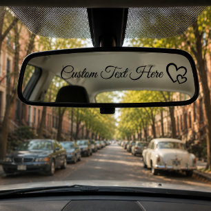 Custom Mirror Decal - Personalized Mirror Decal