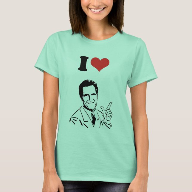 Custom Mitt Romney T-Shirt (Front)