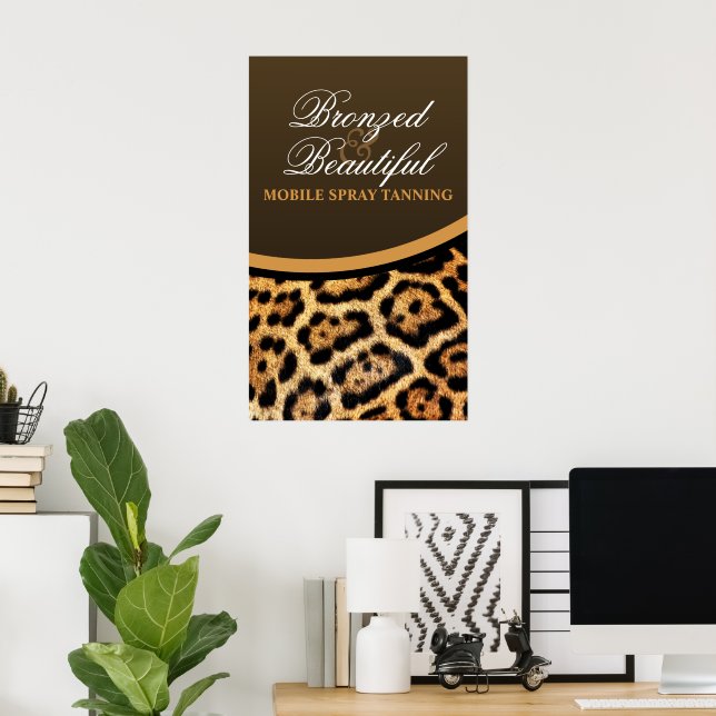 CUSTOM Mobile Spray Tanning Poster (Home Office)