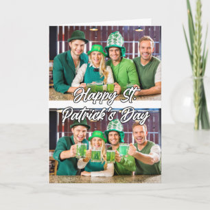 Custom Modern 2-photos Template St. Paddys Day