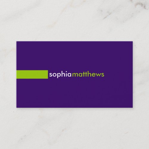 Custom Modern 519 Dark Purple Business Card Templates
