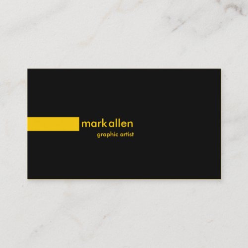 Custom Modern 519G Business Cards