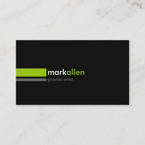Custom Modern 521 Business Card Template