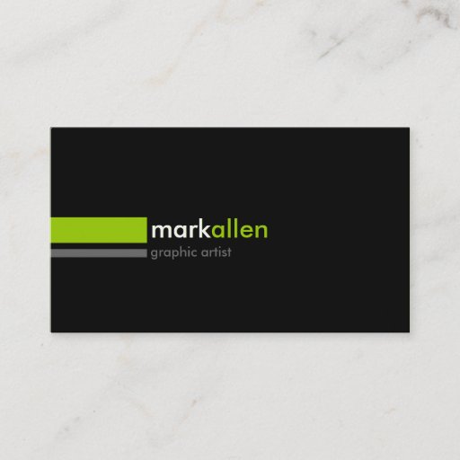 Customizable Custom Modern 521 Business Card Template