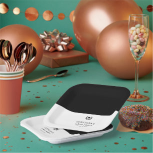 Custom Modern and Minimalist Graduation Party Paper Plates