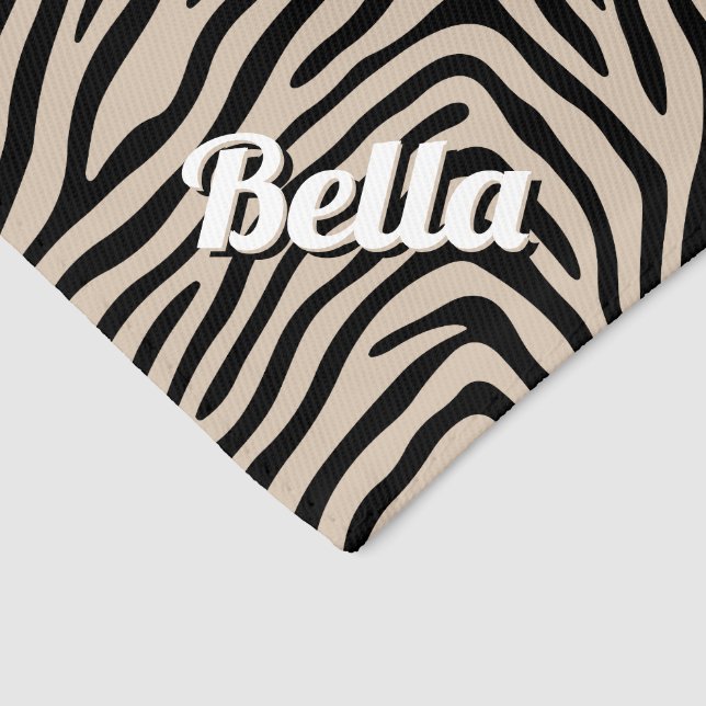 Custom Modern Animal Print  Pet Bandana Collar (Corner)