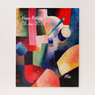 Custom Modern Artistic Colorful Abstract  Jigsaw Puzzle