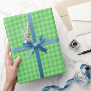 Custom Modern Blank Template Elegant Yellow Green Wrapping Paper