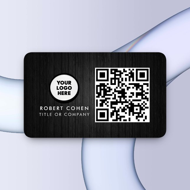 Custom Modern Business Card with Logo & QR Code  (Creator Uploaded)