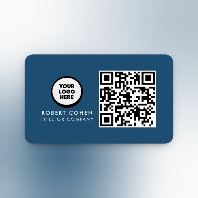 Custom Modern Business Card with Logo & QR Code  (Creator Uploaded)