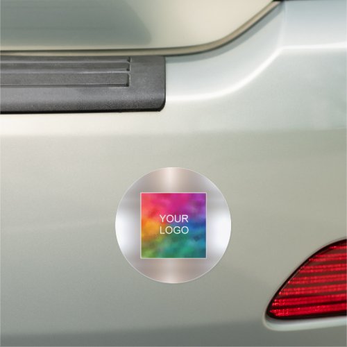 Custom Modern Business Logo Add Your Text Template Car Magnet