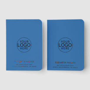 Custom Modern Business Logo and Address Foil Vow Books