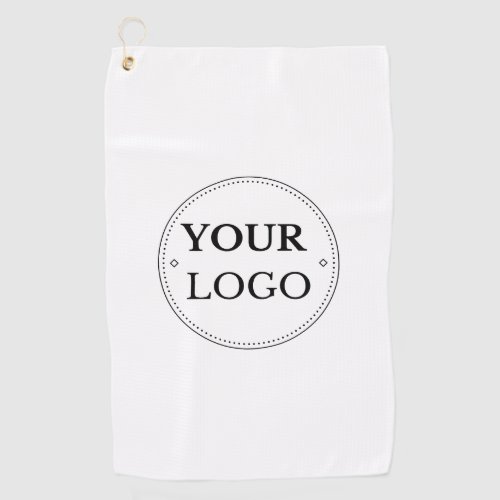 Custom Modern Business Logo Branded Golf Towel