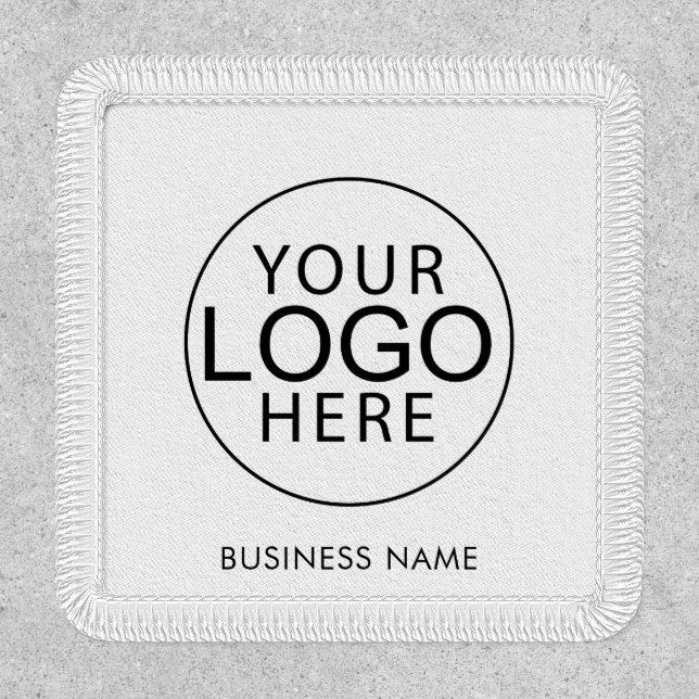 Custom Modern Business Logo Employees Swag Patch (Front)
