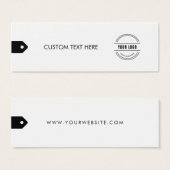 Custom Modern Business Logo Label Clothing  (Front & Back)