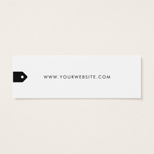 Custom Modern Business Logo Label Clothing (Back)