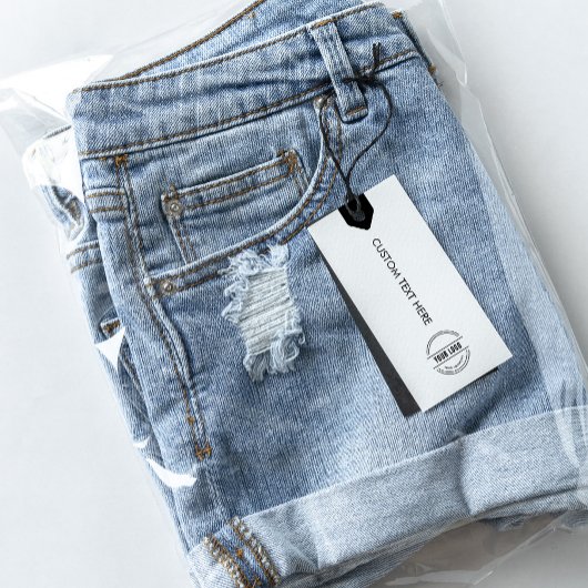 Custom Modern Business Logo Label Clothing 