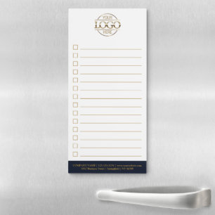 Custom Modern Business Logo Promotional To-Do List Magnetic Notepad