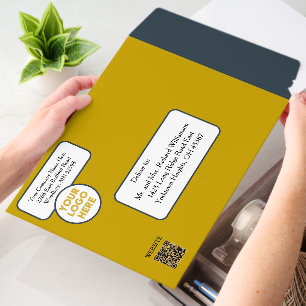 *Custom Modern Business Logo Website Social Media  Envelope Mailers