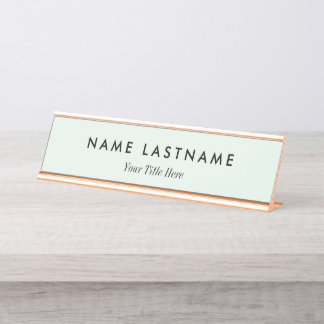 Custom Modern Business Promotional Desk Name Plate