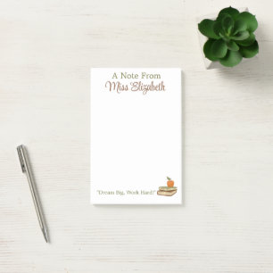 Custom Modern Chic Fun Cute Teacher Gift Post-it Notes