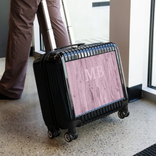 Custom Modern Classy Rustic Woodgrain Pattern Luggage