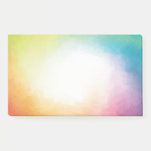 Custom Modern Colorful Abstract Art Template Post_it Notes