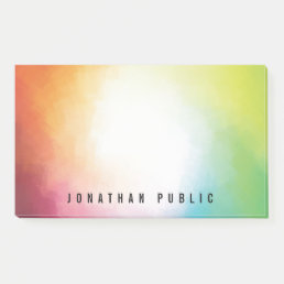 Custom Modern Colorful Abstract Art Trendy Post-it Notes